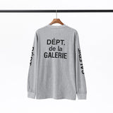 Gallery Dept T Shitrs Vintage Los Angeles Printed round Neck Long Sleeve T-shirt for Men