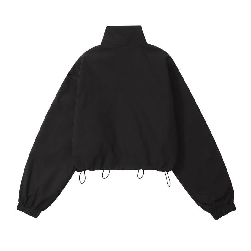 Women Jacket Stand Collar Jacket Shell Jacket Autumn Loose Sports