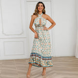 Women Date Dress Sexy Retro Floral Dress