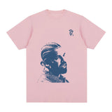 Vintage Rapper Drake Portrait Graphic T Shirt Men's Fashion
