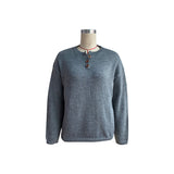 Women Knitted Sweater Autumn Solid Color