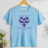 Inspired by Queen's Platinum Jubilee 2022 Elizabeth 70 Years T-shirt Printed Letters British Style T-shirt Short Sleeve