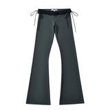 Women Pants Summer Bell-Bottom Pants Trousers