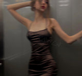 Women Dresses Spring Nightclub Dress Sexy Backless Sheath Dress (Bla0420)