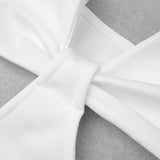 Women Dresses Bandage Dress Sling Waist-Baring Dress Evening Party (Ont0408)