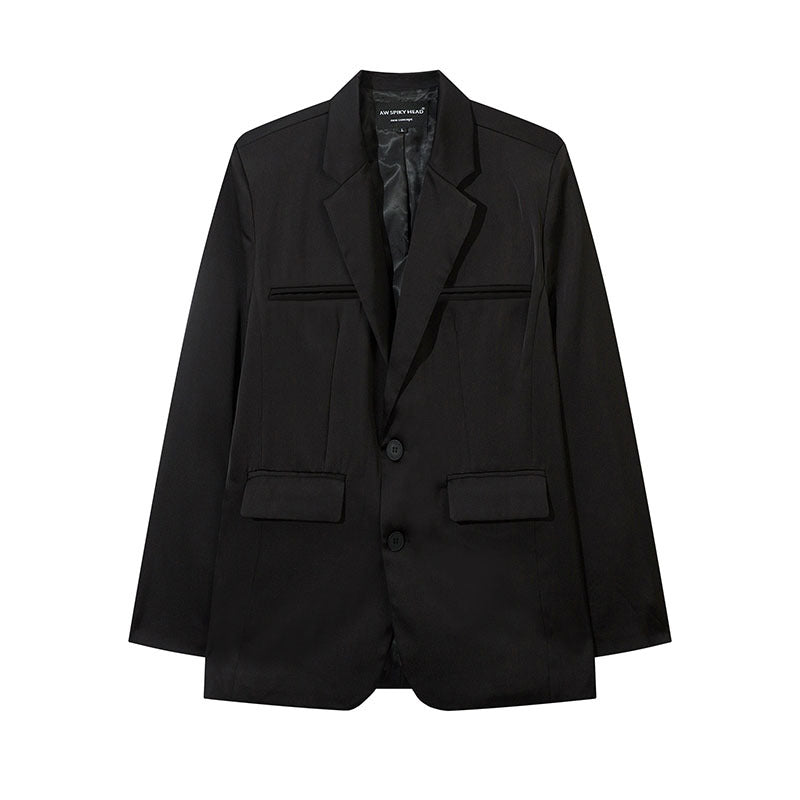 Unisex Vintage Shirt High Street Suit Men