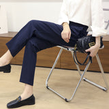 Women Sweatpants Suit Pants Straight-Leg Pants Overalls