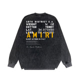 Amiri Long-Sleeve Shirt Vintage Distressed Long Sleeve T-shirt