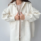 Women Trench Coat Winter Woolen Coat Women's Woolen Coat Loose