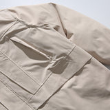 Unisex Winter Cotton Coat Three-Dimensional Pocket Hooded down Jacket