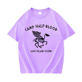 Camp Half Blood Long Island Sound Skull Percy Jackson T Shirt