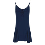 Women Dresses U-Neck Sling Dress