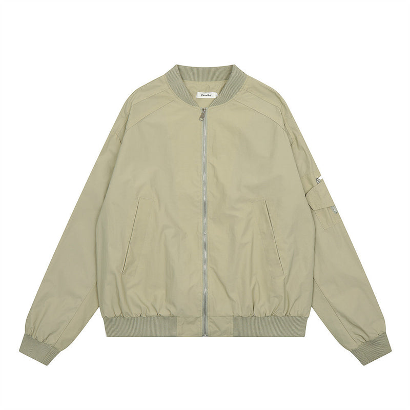 Men Jacket Coat Bomber Jacket Baseball Uniform Men Loose Casual Jacket