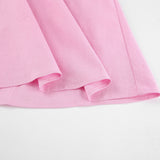 Women Dress Dress Women's Autumn Simplicity Loose Puff Sleeves A- line Skirt
