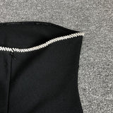 Women Evening Dress Sexy Tassel Bandage Sheath Dress