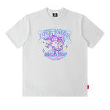 Men T Shirt Angel Retro Couple Short Sleeve T-shirt