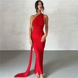 Women Dresses Summer Sexy Backless Sheath Slim-Fit Evening Dress Dress (Bla0420)