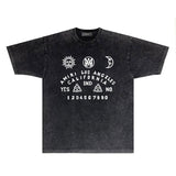 Amiri T-shirt Washed and Worn Retro Short Sleeve T-shirt