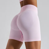 Women Yoga Sports Shorts Outdoor Running Fitness Pants