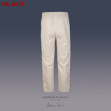 MIJKO Mens Vintage Pants Zipper-embellished Drawstring Slacks