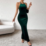 Women Dress Fall/Winter Slim Sheath Sexy Party Sling Dress