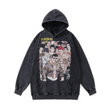 Men Hoodie Vintage Rodman Portrait Heavy Hooded Sweater Men's and Women's Hiphop Hooded Top