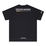 CHH Chrome Heart T Shirts Croix letter print Sanskrit loose casual short sleeves