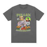 Pollen Intolerant Meme Graphic T-shirt Men Fashion Vintage