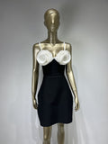 Women Dresses Bandage Dress Summer Sexy White Suspender Party Dress (Ont0408)