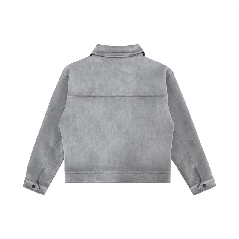 Men Jacket Coat Autumn and Winter Loose Zip Casual Men