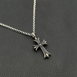 Chrome Hearts Necklace Cross Diamond Pendant Men's and Women's
