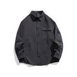Unisex Jacket Autumn Plaid Loose Shirt