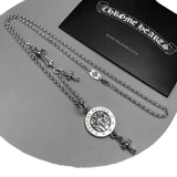 Chrome Hearts Necklace Vintage Male Female Angel Sword Cross Pendant