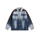 Unisex Jacket Retro Washed Jacket Men and Women Loose Lapels Autumn Coat