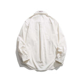Unisex Jacket Autumn Letter Embroidered Shirt