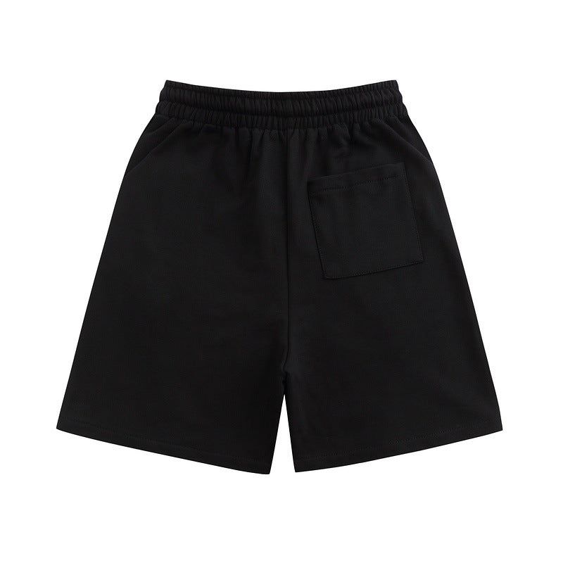 Men Shorts Graffiti Letter Print Casual Shorts