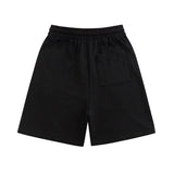 Men Shorts Graffiti Letter Print Casual Shorts