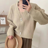 Women Knitwear Spring and Autumn Loose Knitted Cardigan