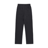 Men Sweatpants Straight Casual Pants Loose Elastic Waist Solid Color Simple Wide Leg Pants Trousers