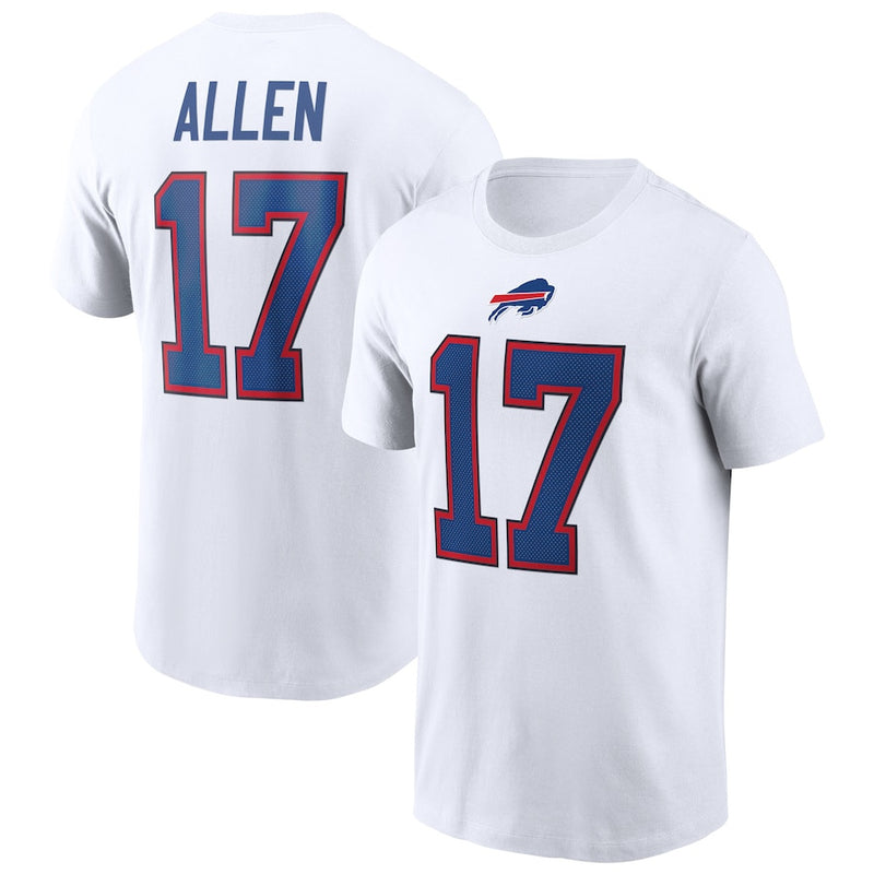 NFL T-Shirts NFL Football Bills Jerseys Short Sleeve Men's T-Shirts