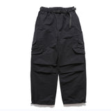 Men Sweatpants Workwear Casual Pants Men's Pleated Loose Outdoor Sports Drawstring Trousers