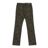 Men Sweatpants Camouflage Hole & Patch Straight-Leg Pants Trousers