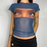 Women T-shirt Summer Retro T-shirt Women's Loose Top