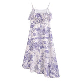 Women Dresses Summer Sling Dress Sexy Midi Dress (Xds0414)