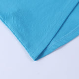 Women Tops Spring Slim-Fitting T-shirt Long Sleeve Leisure Button Top