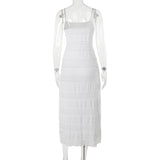 Women Dresses Suspenders Dress Spring Slim-Fitting Sheath Dress