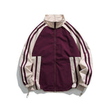 Unisex Jacket Autumn Stand Collar Stitching Jacket
