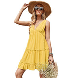 Women Dress Summer V-neck Dress