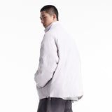Unisex Winter Cotton Coat Stand-up Collar Cotton-Padded Clothes Retro Loose and Warm Cotton-Padded Jacket for Men