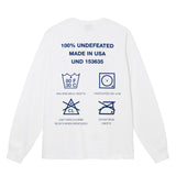 UNDEFEATED Crew Neck Sweatshirt Loose Crew Neck Fall/Winter